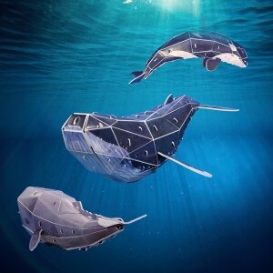 고래 3종 만들기 - 혹등고래, 향유고래, 범고래